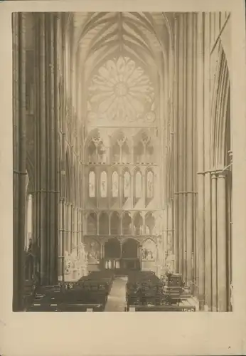 Kabinett Foto London City England, Westminster Abbey