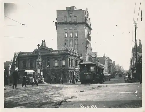 Foto Brisbane Australien, Queen Street, Tram
