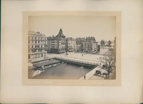 Foto Genève Genf Schweiz, um 1880, Tour de l'Ile, Atelier F. Charnaux