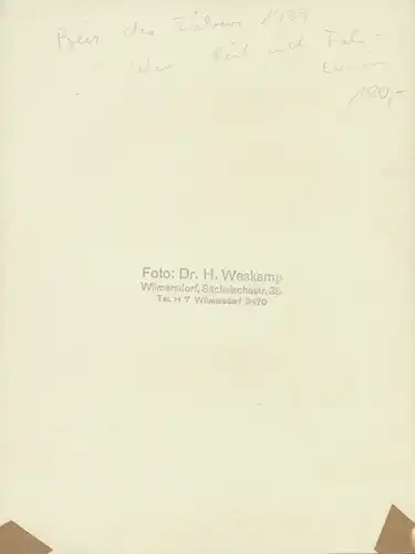 Foto Wien, Büste, Ehrenpreis des Führers, Internationales Reit- u. Fahrturnier 1939, Foto Weskamp