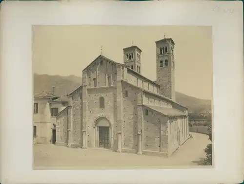 Foto Como Lombardia, um 1870, Sant' Abbondio Kirche