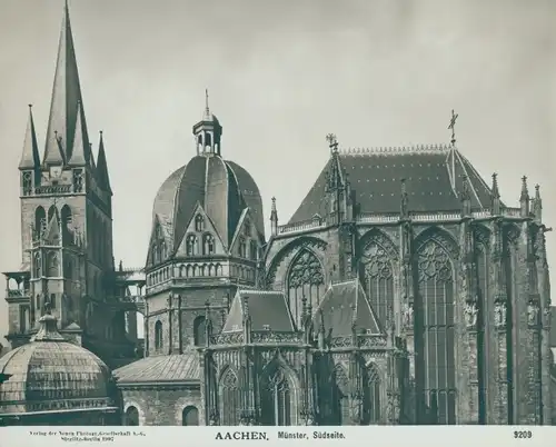 Foto Aachen in Nordrhein Westfalen, Münster, Südseite