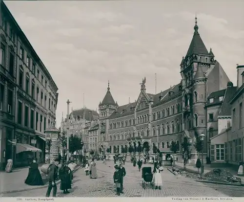 Foto Aachen in Nordrhein Westfalen, um 1885, Hauptpost