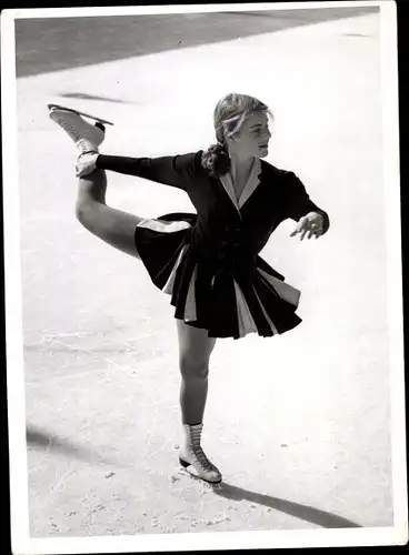 Foto Eisläuferin Gundi Busch