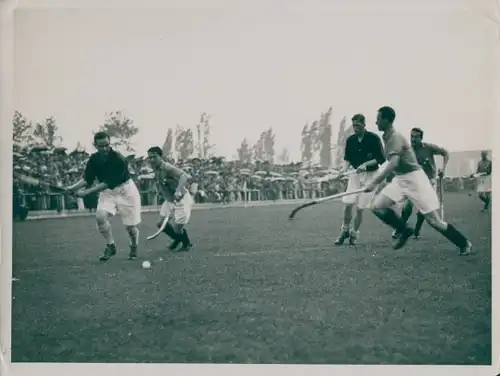 Foto Olympia 1936, Hockeyturnier, Holland gegen Frankreich