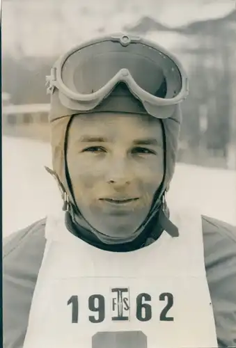Foto Wintersport, Skirennläufer Egon Zimmermann, 1962