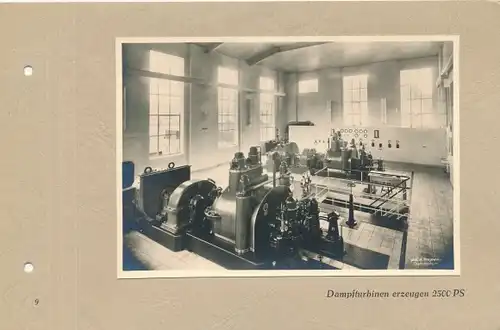 Foto Berlin Weißensee, Trumpf Schokoladenwerke, Dampfturbinen