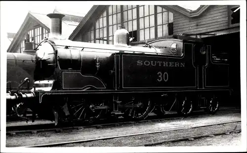 Foto Britische Eisenbahn, Dampflok, LSWR M4 Class No. 30, Southern