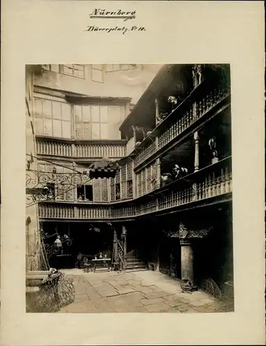 Foto Nürnberg, Dürerplatz Nr. 10, Innenhof