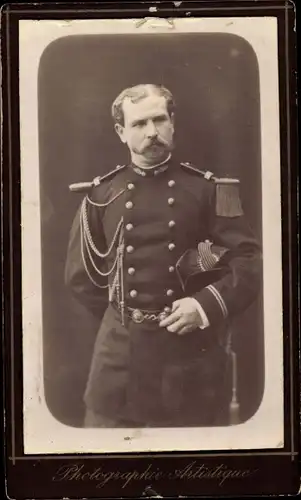 CdV Französischer Offizier in Uniform, Grand Etablissement de Photographie