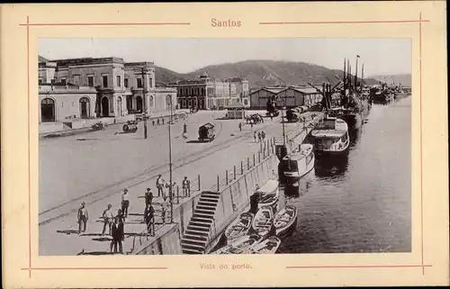 Foto Santos Brasilien, Vista do Porto, Hafenpartie