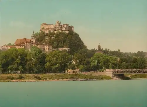 Foto Salzburg in Österreich, Blick zur Festung