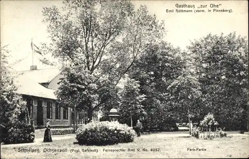 Ak Hamburg Eimsbüttel Schnelsen Ochsenzoll, Gasthaus zur Ohe E. Hüttmann