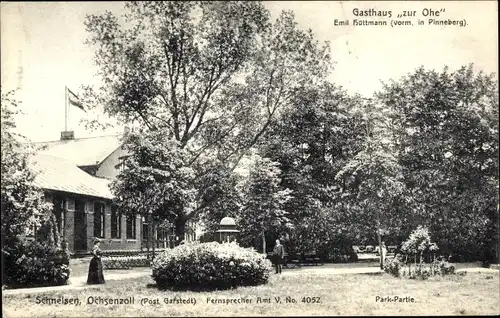 Ak Hamburg Eimsbüttel Schnelsen Ochsenzoll, Gasthaus zur Ohe E. Hüttmann