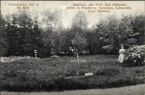 Ak Hamburg Eimsbüttel Schnelsen Ochsenzoll, Gasthaus zur Ohe E. Hüttmann