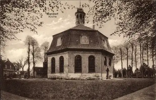 Ak Hamburg Eimsbüttel Niendorf, Kirche