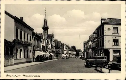 Ak Burgsteinfurt Steinfurt im Münsterland, Hindenburgplatz