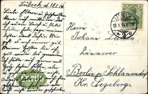 Künstler Ak Becker, C., Meldung von der Spitze, Deutsche Soldaten, 1914