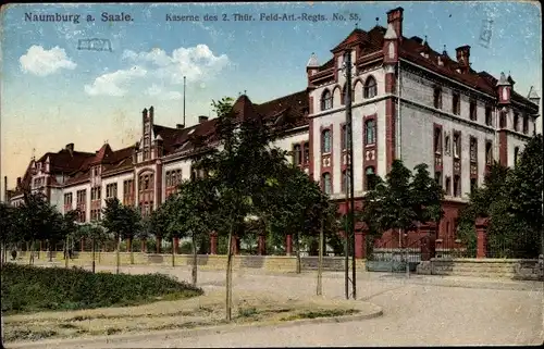 Ak Naumburg an der Saale, Kaserne 2. Thür. Feld Art. Regts.