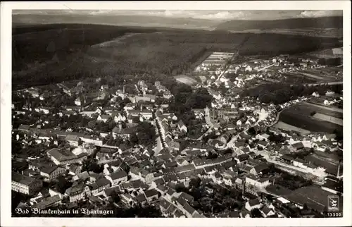 Ak Bad Blankenhain in Thüringen, Gesamtansicht, Fliegeraufnahme