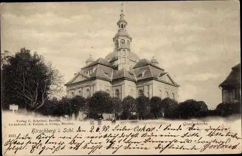 Ak Jelenia Góra Hirschberg Riesengebirge Schlesien, Gnadenkirche