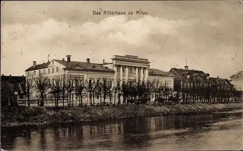 Ak Jelgava Mitau Lettland, Das Ritterhaus