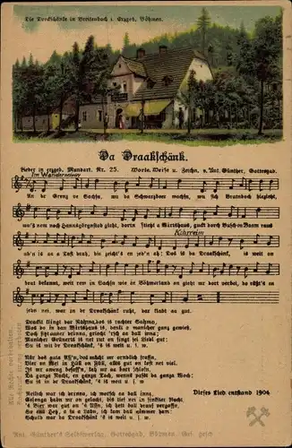 Lied Ak Günther, Anton, Da Draakschänk, Erzgebirgische Mundart Nr 25, Dreckschänke Breitenbach