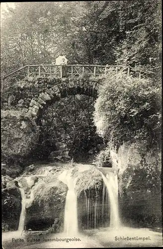 Ak Luxemburg, Petite Suisse Luxembourgeoise, Schießentümpel