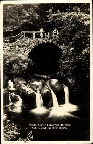 Ak Luxemburg, Petite Suisse Luxembourgeoise, Schiessentümpel (Müllertal)