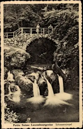 Ak Luxemburg, Petite Suisse Luxembourgeoise, Schiessentümpel