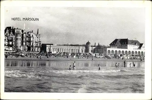 Ak Oostende Ostende Westflandern, Hotel Marsouin