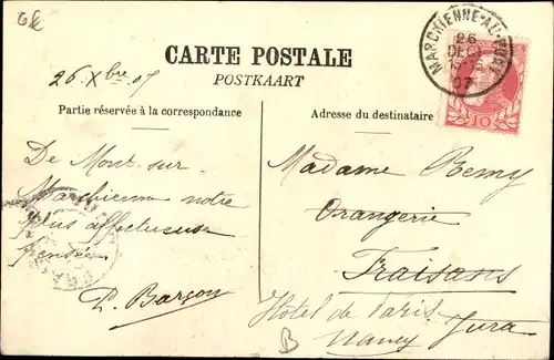 Ak Mons Wallonien Hennegau, La Grand Place