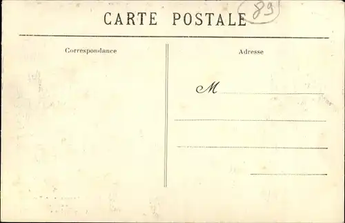 Ak Sens Yonne, Concours de Musique 1913, Societe Lyrique Clermontoise, Clermont Ferrand