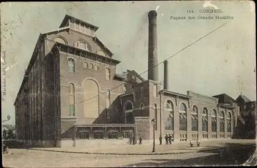 Ak Corbeil Essonne, Les Grands Moulins