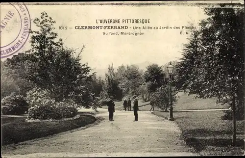 Ak Clermont Ferrand Puy de Dôme, Une Allee au Jardin des Plantes