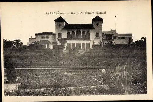 Ak Rabat Marokko, Palais du Resident General