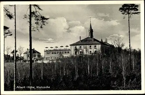 Ak Dresden Klotzsche, Alberthöhe