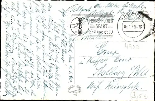 Ak Herford in Westfalen, Partie am Bahnhofsplatz, Denkmal, Hotel Stadt Berlin