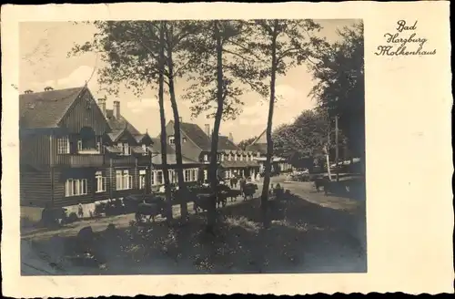 Ak Bad Harzburg am Harz, Molkenhaus, Kuh, Herde
