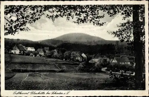 Ak Glashütte Schieder Schwalenberg in Lippe, Panorama