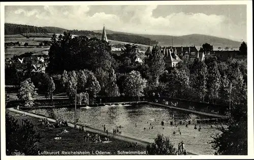 Ak Reichelsheim im Odenwald, Schwimmbad