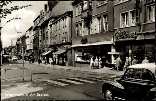 Ak Wattenscheid Bochum Ruhrgebiet, Am Dreieck, Geschäfte