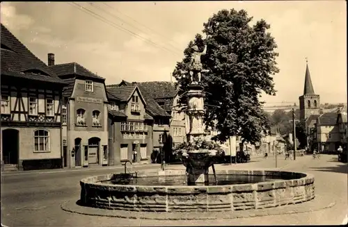 Ak Vacha in der Rhön Thüringen, Marktbrunnen