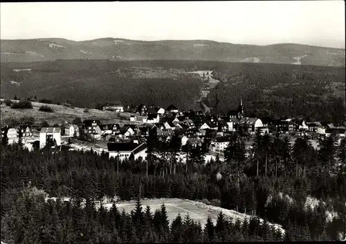 Ak Masserberg in Thüringen, Blick von der Rennsteigwarte