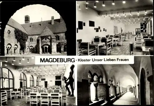 Ak Magdeburg an der Elbe, Kloster Unserer Lieben Frauen, Innenansichten