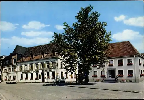 Ak Renchen am Schwarzwald, Rathaus, Restaurant Bären