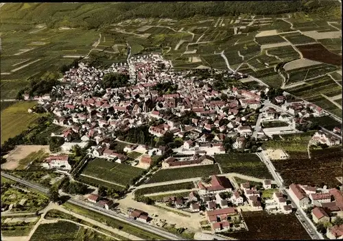 Ak Deidesheim in der Pfalz, Luftaufnahme