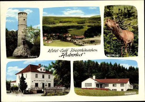 Ak Kreershäuschen Winterbach im Soonwald, Hotel-Pension Haus Hubertus, Alteburg