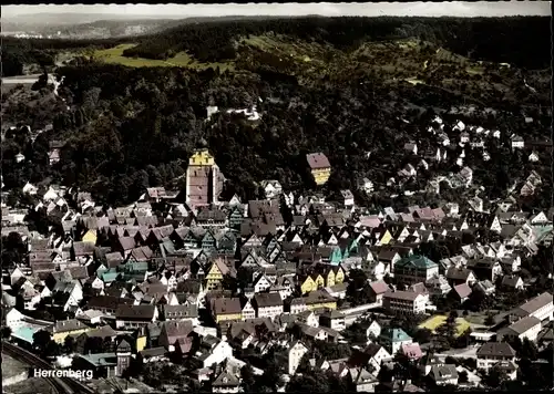 Ak Herrenberg in Württemberg, Ortsansicht, Panorama