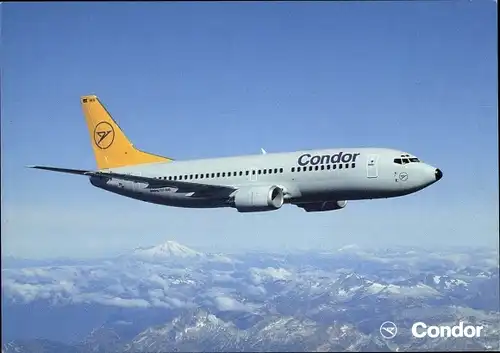 Ak Deutsches Passagierflugzeug, Condor, Boeing 737-300